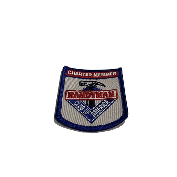 Handyman Club Of America Sew on Patch Charter Member 2 1/4" x 2 1/2" Vintage - Picture 1 of 2